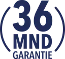 36 maanden garantie